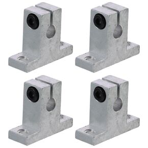4PCS SK8 Linear Rod Rail Shaft Aluminum Support Guide Motion for 8mm/0.31" Diameter Shaft
