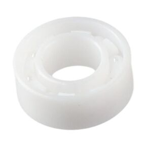 Full Ceramic Bearings Double Sealed Smooth Zirconia (ZrO2) Deep Groove Ball Bearings Low Noise Ceramic Miniature Ball Bearing High-Speed Motor(R188 6.35x12.7x4.76mm)