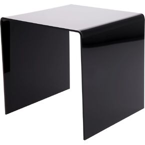 Plymor Black Acrylic Square Display Riser, 7" H x 7" W x 7" D (1/8" Thick)