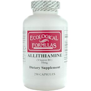 Ecological Formulas Allithiamine Vitamin B1, 50 mg, 250 Capsules
