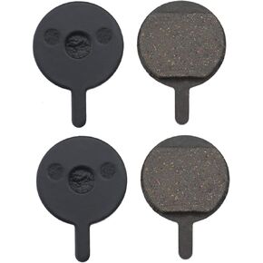 2 Pairs Mountain Bike Disc Brake Pads Resin Semi-Metallic 4mm Thickness Compatible with PROMAX DC400 DC610 DC610J