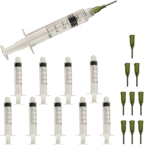 The Beadsmith Syringe Needle Assortment – 12 Each 14ga, 16ga, 18ga and 20ga, Total 48 Pieces – Luer Lock Style, Blunt Tip – Use with Syringes for Glue, Oil & Other Liquid in Saudi Arabia