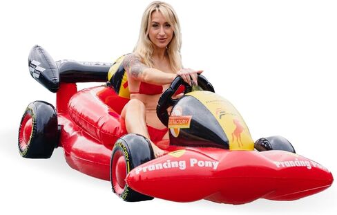 | Formula Float | Race Car Winter Sled & Pool Float for Adults, Kids & Family | Giant Inflatable Toy Floatie | Summer & Winter Accessory | Durable & Heavy Duty Lounger in Saudi Arabia