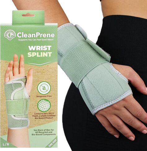 Wrist Splint- Sustainable, Biobased Wrist Support Brace- One Size, Fits Left or Right Wrist in Saudi Arabia