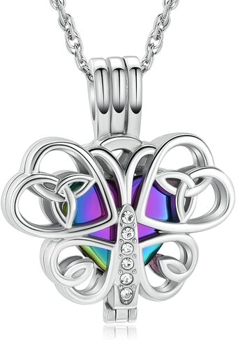 Butterfly Urn Necklace For Ashes With Heart Mini Holder Cremation Necklack Butterfly Necklace Cremation Jewelry For Ashes Necklace For Human Ashes Memorial Jewelry of Loved Ones in Saudi Arabia