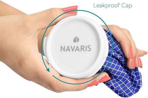 Navaris Set of Hot and Cold Bags - Reusable Ice Bag Hot Water Bottle for Knee, Back, Shoulder in Saudi Arabia
