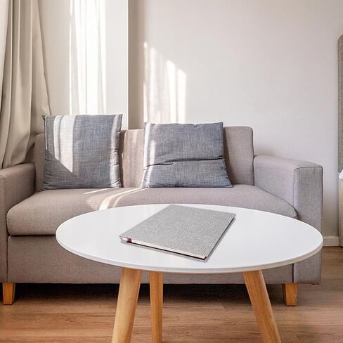 كل ألبوم صور مقاس 28 × 27 سم يحمل صورًا مقاس 16 بوصة، مجموعة ألبوم صور، غطاء من الكتان ذاتي اللصق، ألبوم صور DIY ملحقات DIY (ألبوم صور رمادي) in Kuwait