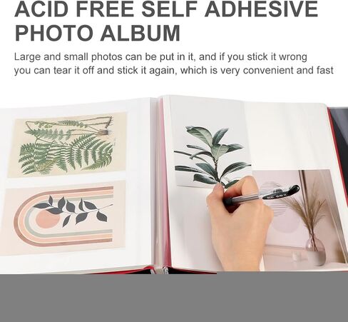 كل ألبوم صور مقاس 28 × 27 سم يحمل صورًا مقاس 16 بوصة، مجموعة ألبوم صور، غطاء من الكتان ذاتي اللصق، ألبوم صور DIY ملحقات DIY (ألبوم صور رمادي) in Kuwait