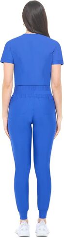 M&M SCRUBS Women's Jogger Scrub Set V-Neck Ultra Stretch Jogger Scrub Top and Pant in Saudi Arabia
