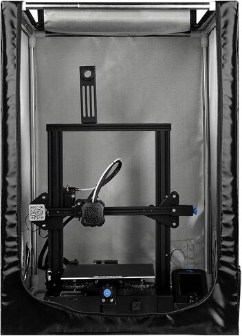 خيمة طابعة ثلاثية الأبعاد Comgrow ثلاثية الأبعاد مقاومة للحريق والغبار، بولي كلوريد الفينيل مغلفة بطبقة حماية ثابتة لدرجة الحرارة وغرفة غطاء لـ Ender 3/Ender 3 Pro/Ender 3 V2/Ender 5 Pro in Kuwait