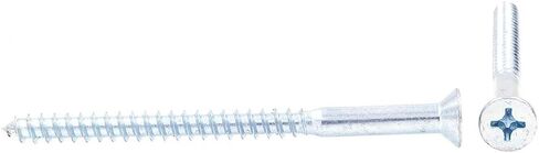 Prime-Line 9036838 Wood Screws, Flat Head, Phillips Drive, #16 X 4 in, Zinc Plated Steel (10 Pack) in Saudi Arabia