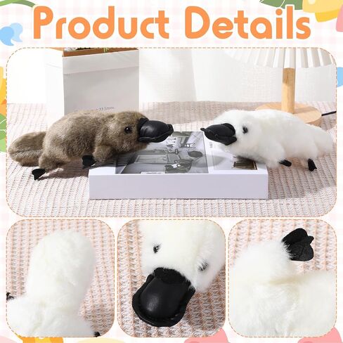HyDren 2 Pcs Duckbill Stuffed Animal 12 Inch Duckbill Soft Plush Pillow Duckbill Toy Stuffed Duckbill for Kids in Saudi Arabia