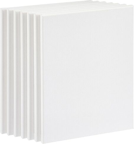 12 Count 8" x 8" Super Value Canvas by Artist's Loft Necessities - Acid Free Cotton Canvas for Paint, Acrylic, & Oils - 1 Pack in Kuwait