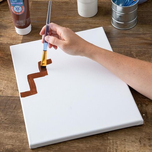 12 Count 8" x 8" Super Value Canvas by Artist's Loft Necessities - Acid Free Cotton Canvas for Paint, Acrylic, & Oils - 1 Pack in Kuwait