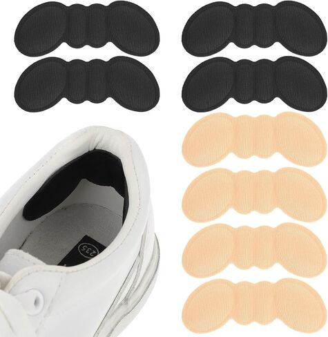 Sibba Heel Pads Shoes 4 Pairs Arch Support Insoles Self Sticky Cushion Non Slip Foot Pads Breathable Sole Grips Protectors Shock Absorbing Fit Sneakers High Heel (Multicolor) in Saudi Arabia