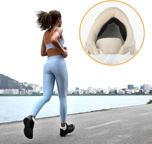 Sibba Heel Pads Shoes 4 Pairs Arch Support Insoles Self Sticky Cushion Non Slip Foot Pads Breathable Sole Grips Protectors Shock Absorbing Fit Sneakers High Heel (Multicolor) in Saudi Arabia
