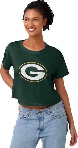 FOCO Men's NFL Team Logo Ladies Fashion Crop Top Shirt in Saudi Arabia
