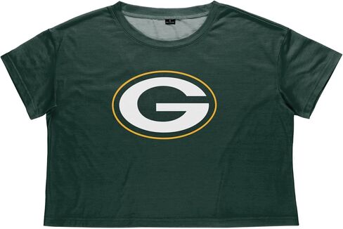 FOCO Men's NFL Team Logo Ladies Fashion Crop Top Shirt in Saudi Arabia