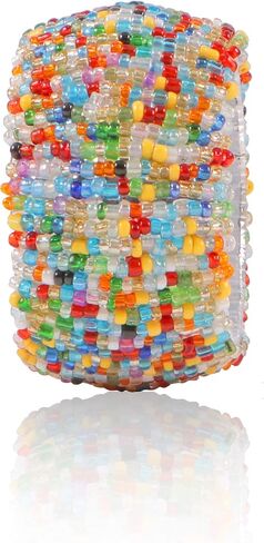 حلقات مناديل هندية متعددة الألوان مطرزة يدويًا من COSYNEE لتزيين طاولة الحفلات، مجموعة من 4 حلقات in Kuwait