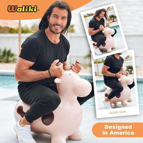 WALIKI Huge Bouncy Horse Hopper | Benny for Larger Kids and Even Adults | Bull Riding Hoppy Horse | X-Large in Kuwait