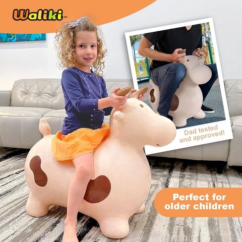 WALIKI Huge Bouncy Horse Hopper | Benny for Larger Kids and Even Adults | Bull Riding Hoppy Horse | X-Large in Kuwait