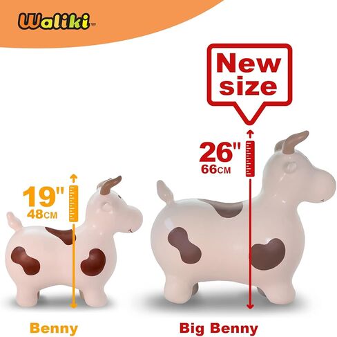WALIKI Huge Bouncy Horse Hopper | Benny for Larger Kids and Even Adults | Bull Riding Hoppy Horse | X-Large in Kuwait