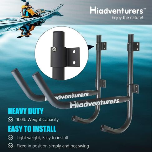 Kayak Wall Mount Storage Rack for Garage,Antler 4(2 Pairs of 4 Racks) in Saudi Arabia