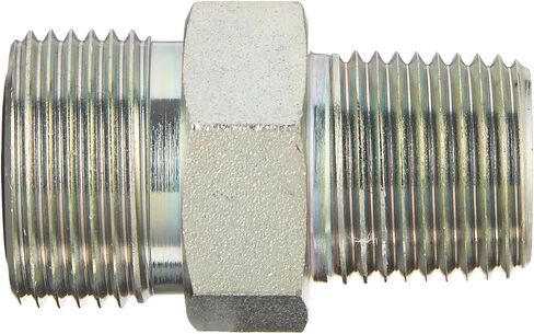 برينان إندستريز FS2404-10-08 تركيب سدادة وجه دائرية من الفولاذ المستقيم، 1 بوصة - 14 NPT × 1/2 بوصة - 14 خيط NPT، 5/8 بوصة ختم وجه ذكر × 5/8 بوصة ذكر NPTF in Saudi Arabia