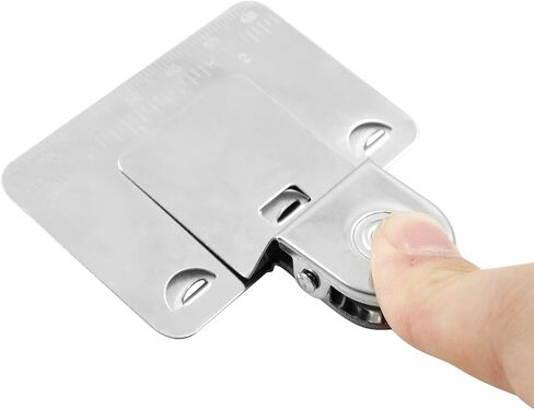 4 قطع شريط قياس دقيق، أداة قياس مزدوجة من الفولاذ المقاوم للصدأ 304، ملحقات شريط قياس الموضع بدقة لمشبك الزوايا الثابتة، قياس النقطة الثابتة in Kuwait