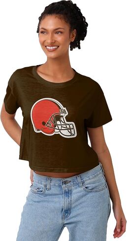 FOCO Men's NFL Team Logo Ladies Fashion Crop Top Shirt in Saudi Arabia