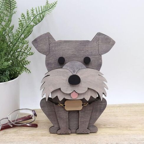 Wooden Animal Eyeglass Holder Display Stand Creative Cute Animal Glasses Holder Handmade Creative Sunglasses Display (Bulldog) in Saudi Arabia