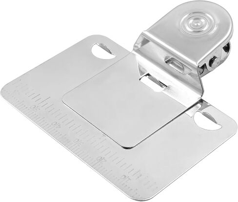 4 قطع شريط قياس دقيق، أداة قياس مزدوجة من الفولاذ المقاوم للصدأ 304، ملحقات شريط قياس الموضع بدقة لمشبك الزوايا الثابتة، قياس النقطة الثابتة in Kuwait