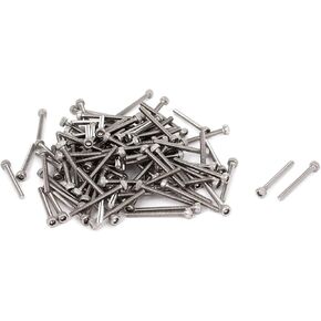 uxcell 0.35mm Pitch M1.6x16mmHex Socket Head Cap Machine Screws 100pcs