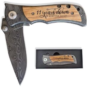 11th Gifts Steel Wedding Anniversary for Men 11 years Marriage Present for Him Her Husband