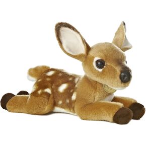Aurora® Adorable Miyoni® Fawn Stuffed Animal - Lifelike Detail - Cherished Companionship - Brown 11 Inches