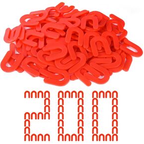 Horseshoe Shims Tile Spacers 1/8 Inch (3mm) 400Pcs U-Shaped Plastic Shims for Tile Leveling System Floor Wall Ceramic Tile Stone Installation - Red