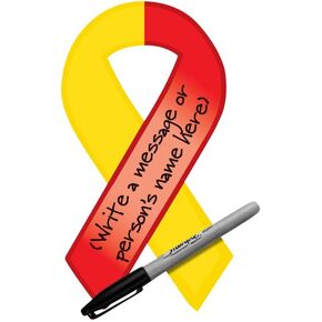 Fundraising For A Cause| Large Red Donation Paper Ribbons - Donation Paper Ribbons for AIDS/HIV Prevention, Drug Prevention, Red Ribbon Week, Heart Disease & Drug Free Pledge Cards (1 Pack/50 Ribbons)
