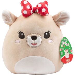 Squishmallows Original 8-Inch Rudolph - Rudolph The Red Nosed Reindeer - Official Jazwares Christmas Plush - Collectible Soft & Squishy Reindeer Stuffed Animal Toy - Gift for Kids, Girls & Boys