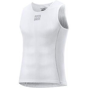 ROCKBROS Men's Cycling Base Layer Sleeveless Cycling Undershirt Quick Dry Cycling Undershirt Vests Breathable Bicycle Jerseys in Kuwait