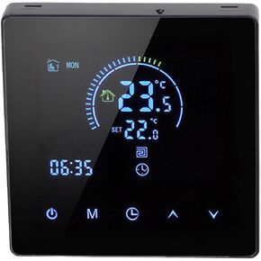 Programmable Smart Thermostat AC 90V-240V Intelligent Touch Color Screen LCD Display for Home, Office, Shopping Malls (Regular Version)