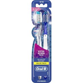 Oral-B Radiant Whitening Toothbrush, Medium, 2 count (00300410102852) in Kuwait