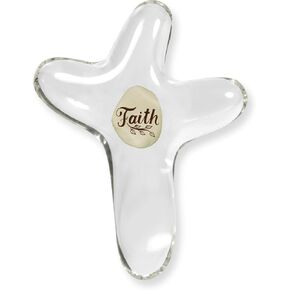 Angelstar Matthew 17:20 Faithful Prayer Cross Decorative Item, 3-1/2"