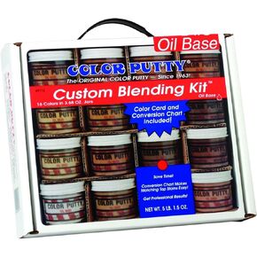 Oil Based Custom Blending Kit by Color Putty - Includes Sixteen 3.68 oz Jars of High-Performance-Putty
