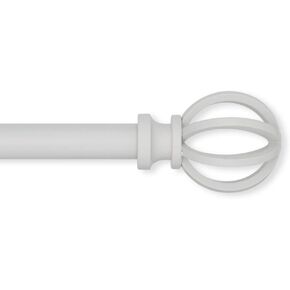 Lumino Cage Single Curtain Rod Set, 5/8" Diameter - Starting at $14.99 - (With Multiple Color Options), Curtain Rod, Drapery Rod, Decorative Rod, Décor, Black, 30-84" Width