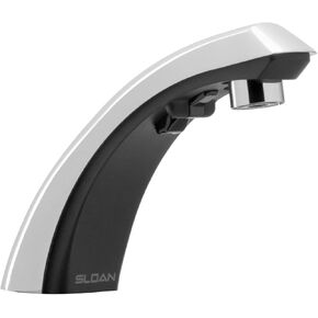 صنبور Sloan Optima EBF-85 يعمل بمستشعر بدون لمس، درجة تجارية مع تركيبات توصيل سريعة - 0.5GPM جسم متوسط ​​مثبت على سطح السفينة، لمسة نهائية من الكروم المصقول، 3315010BT