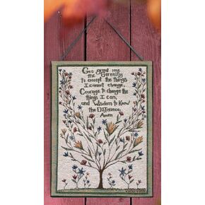 Manual Inspirational Collection Wall Hanging, Serenity Prayer X Cindy Shamp, 13 X 18-Inch
