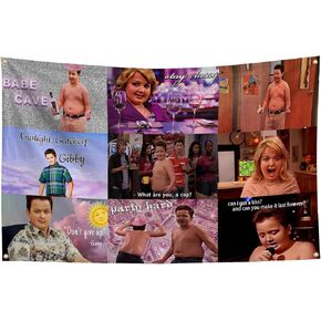 Gibby Tapestry Funny Tapestries Meme Flag Poster Wall Hanging with 4 Bass Gromments 3x5 Feet