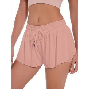 Flowy Athletic Shorts for Women Butterfly Shorts Gym Yoga Tennis Skort Girls Preppy Shorts Cute Summer Clothes