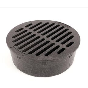 Premium USA Made 6" Inch GREEN Outdoor Round Flat Drain Grate Cover - Fits 6" Inch Sewer & Drain Pipe/Fittings, Also Fits Triple Wall Pipe & Corrugated Landscape Pipe 6" (GREEN)