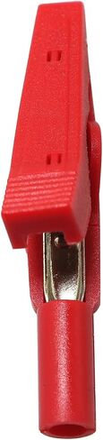 Insulated Alligator Clip BLLNDX 10PCS B Metal Alligator Clips Electrical Test Clamps with lack and Red Plastic Hands for 2mm Test Probes, 2mm Banana Plugs in Saudi Arabia